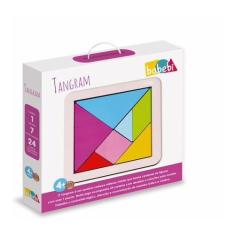 Jogo Educativo Tangram Madeira - Babebi
