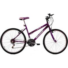 Bicicleta Feminina Aro 26 18 Marchas Dalia Violeta - Dalannio Bike
