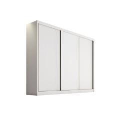 Guarda Roupa 3 Portas de Correr e 8 Gavetas Arezzo Plus Branco - Novo Horizonte