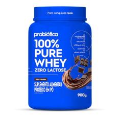 100% Pure Whey Zero Lactose (900G) - Chocolate, Probiótica