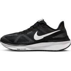 NIKE Tênis de corrida feminino, Preto, branco, cinza escuro fumê, 40
