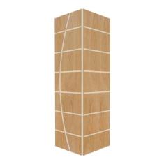 Porta Camarão de Madeira 210cmx60cm Friso 14 Sarrafeado Natural