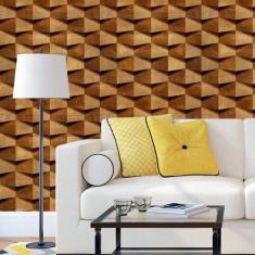 Papel De Parede Madeira Curupixa Autocolante Sala Quarto - LRP