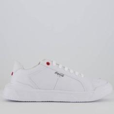 Tênis Coca Cola Canby Town Feminino Branco-Masculino