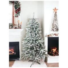 Árvore De Natal Moscou Nevada 1,50m Pinheiro 518 Galhos - TAIRA HOME