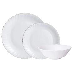 Aparelho de Jantar 18pç Vidro Opaline Feston