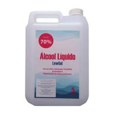 Álcool Líquido 70% Anti-séptico 5 LITROS NOTIFICADO ANVISA
