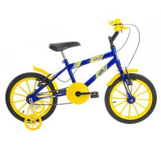 Bicicleta Infantil Ultra Kids Dragon Aro 16 Azul/Amarelo, ULTRA BIKE