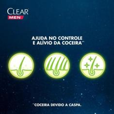 Shampoo Anticaspa Clear Men Controle Alívio Da Coceira 400ml