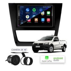 Multimídia MP10 CarPlay e Android Auto Saveiro G6 2012/2013 - First Op