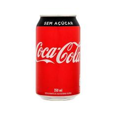Refrigerante Lata Coca-Cola Sem Açúcar 350ml, Original, 350ml