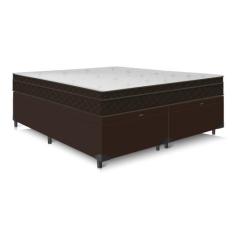 Cama Box Baú King Com Colchão Confort Tec 193x203x42 Premium - ProMax,