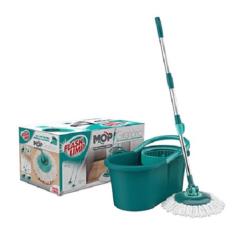 Mop Giratório Flash Limp Limpeza Geral Verde Esmeralda