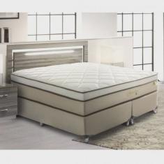 Cama Box King 193x203x71cm Aquarius Visco Montreal