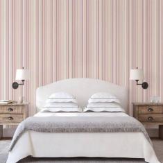 Papel De Parede Quarto Listrados Rosa Pastel