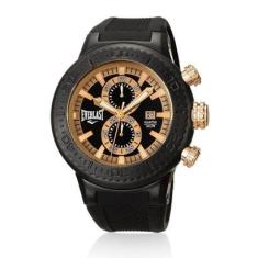 Relógio Pulso Everlast Masculino Cronógrafo Aço E585-Masculino