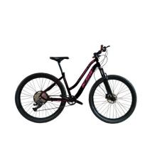 Bicicleta Aro 29 KSW Sunny 12v Freios Hidráulicos e Trava, Preto, Rosa