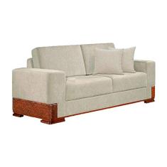 Sofá 3 Lugares Bretanha Linho Cinza