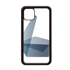 Origami Capa geométrica abstrata de ganso para iPhone 12 Pro Max para Apple Mini Mobile Case