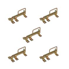 Kit 5 Trincos com Alça Portão Porteira Aço Bicromado 180mm