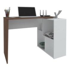 Escrivaninha Artany Urban 2 Prateleiras Ipê