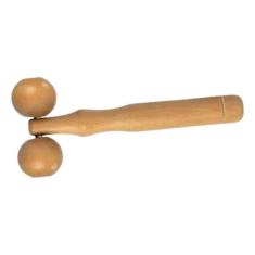 Massageador Madeira Facial Duas Rodas - Newart