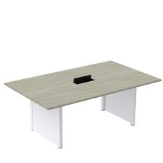 Mesa de Reunião 2000x1200 Mrcpb2012pp Nogueira /Branco