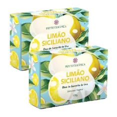 2X Sabonete Limão Siciliano e Semente de Uva - Phytoterapica