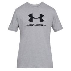 Camiseta Under Armour Sportstyle Logo Cinza Claro