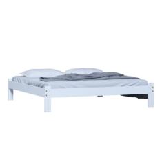 Cama Turca King Size Madeira Reforçada Cor Branco - Nemargi