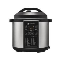 Panela de Pressão Elétrica 6 Litros 1000W 127V - Electrolux, Preto e C
