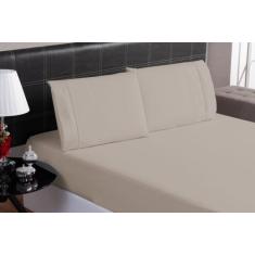 Lençol super king 3 peças -percal 200 fios 100% algodão (colchão com 4