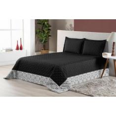Jogo De Cama Colcha Casal Padrão Vitória 3 Peças  - BruceBaby Bordados