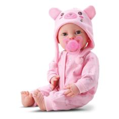 Boneca Newborn Brincando de Pijama Divertoys 8191