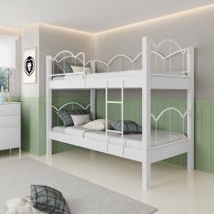Beliche Solteiro Em Mdf Oasis 88 Branco-branco