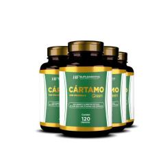 4x óleo de cártamo com vitamina e 120 caps hf suplementos, GREN