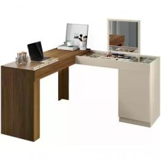 Escrivaninha Penteadeira De Canto 3003023 Freijo Off White M - MÖBLER