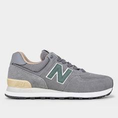 Tênis Couro New Balance 574 V'2 Feminino-Feminino