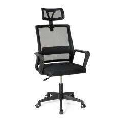 Kit 4 Cadeiras De Escritório Giratória Executiva Pro Com Regulagem De Altura - Preto