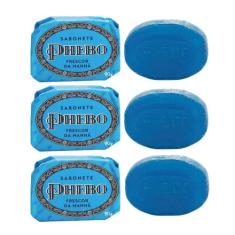 Kit 3 Sabonete Phebo Granado Frescor da Manhã Glicerina Base Vegetal e