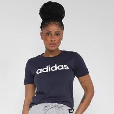Camiseta Adidas Logo Linear Feminina-Feminino
