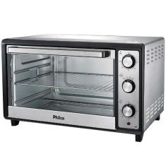 Forno Elétrico de Bancada Philco PFE60I 60L com Timer Grill e Luz Interna Inox 220V