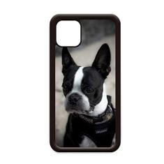 Bulldog Pet Animal imagem escura para iPhone 11 Pro Max capa para celular Apple