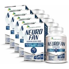 5x Neurofan Fosfatidilserina (Colina, Tirosina, Inositol, Taurina, Magnésio e Comp B) 60 Caps Flora Nativa