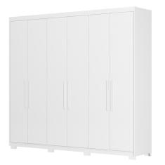 Guarda Roupa Venice 6 Portas, 4 Gavetas e 4 Cabideiros com Pés - Demóbile