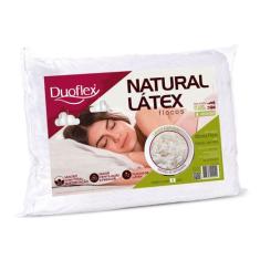 Travesseiro Natural Latex Flocos Duoflex