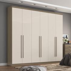 Guarda-Roupa Casal 6 Portas 3 Gavetas Melvin Espresso Móveis