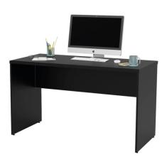 Mesa De Escritório 1.20x60 Tampo 30mm Netmobil, Preto