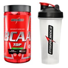 Bcaa Top 120 Caps + Coqueteleira 1 Dose Integralmedica