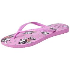 Chinelo, Havaianas, Slim Disney, Feminino, Ice Pink, 41/42